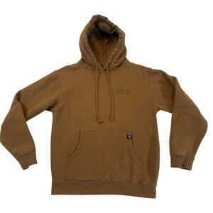Troll Co Hoodie Brown Pay Me for My Experience Graphic Pullover Men's S Caramel